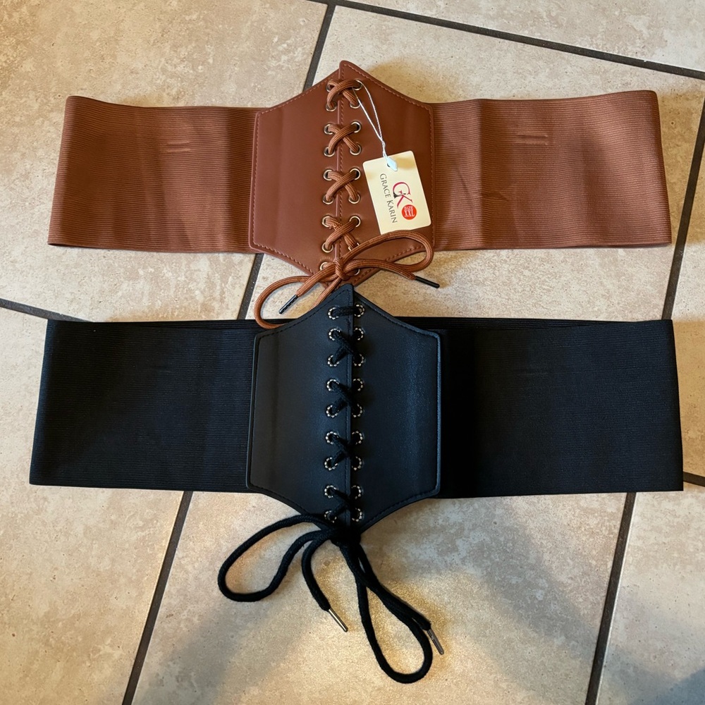 SOLD! Do Not Purchase! Set of Corset/Bustier/Waist Cincher Dudettes